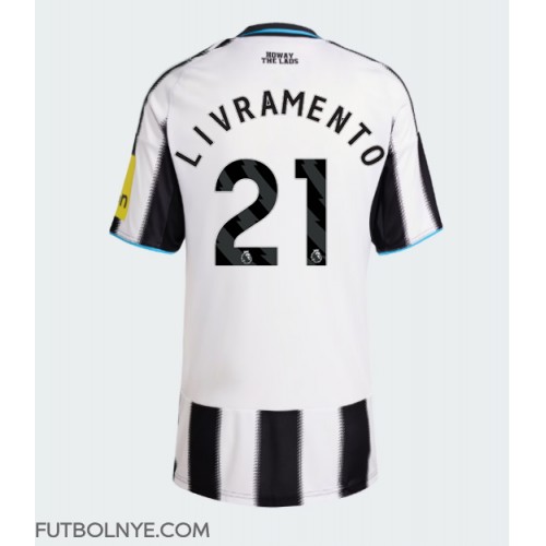 Camiseta Newcastle United Tino Livramento #21 Primera Equipación para mujer 2025-26 manga corta